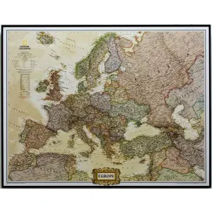 Europa Executive mapa ścienna polityczna na podkładzie do wpinania 1:5 471 000
