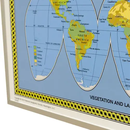 Świat Polityczny Classic mapa ścienna na podkładzie magnetycznym National Geographic