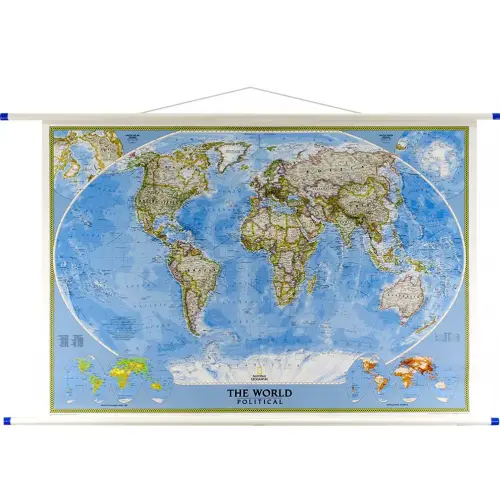 Świat Polityczny Classic mapa ścienna 1:31 854 000