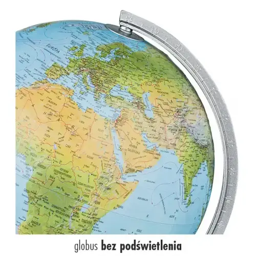 Tattile globus podświetlany plastyczny, fizyczny / polityczny kula 30 cm